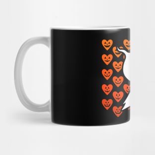 Ghost with heart Mug